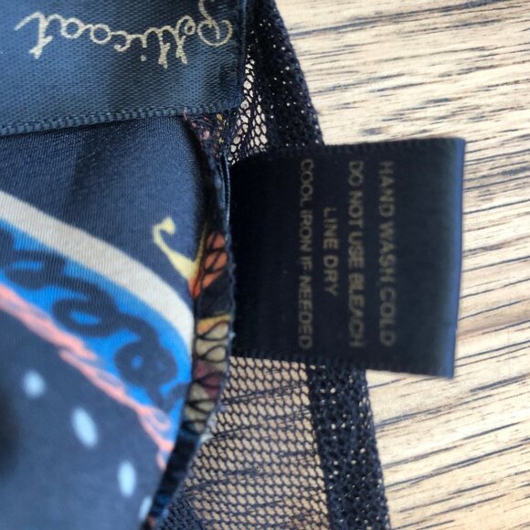 Anthropologie Petticoat Alley Sheer Mesh Straps Sleeveless Mini Dress Medium - Picture 5 of 5